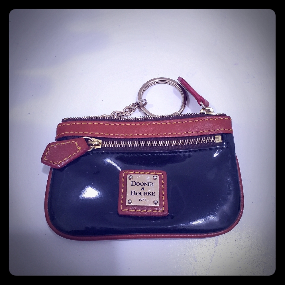 Patent leather coin purse